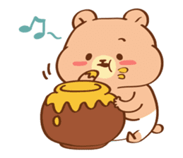 Cute baby bear Cha Cha sticker #6139940