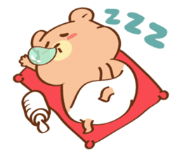 Cute baby bear Cha Cha sticker #6139942