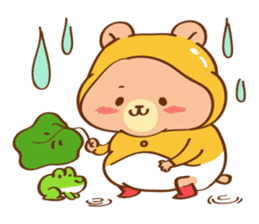Cute baby bear Cha Cha sticker #6139947
