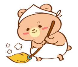 Cute baby bear Cha Cha sticker #6139950