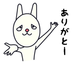 unpleasant rabbit sticker #6140548