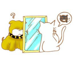 The little cat. sticker #6140933