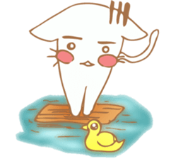 The little cat. sticker #6140939