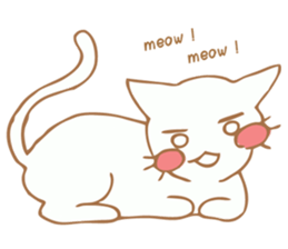 The little cat. sticker #6140949