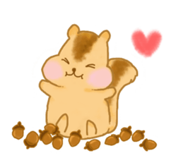 air softy chipmunk sticker #6141435