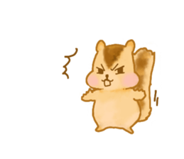 air softy chipmunk sticker #6141441