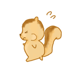 air softy chipmunk sticker #6141443