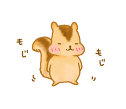 air softy chipmunk sticker #6141459