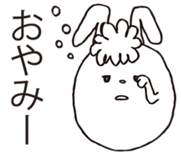 NOLLA the rabbit sticker #6141519