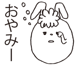 NOLLA the rabbit sticker #6141519