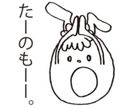 NOLLA the rabbit sticker #6141532