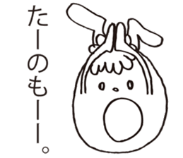 NOLLA the rabbit sticker #6141532