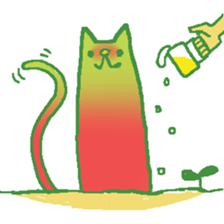 Plants cat sticker #6141632
