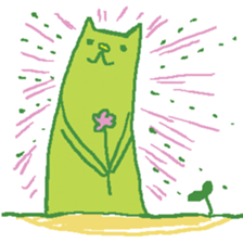 Plants cat sticker #6141666