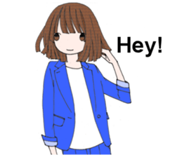 WorkingGirl in English sticker #6141912