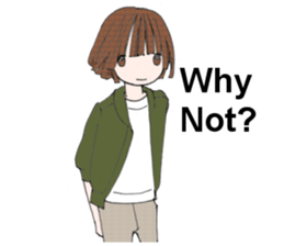 WorkingGirl in English sticker #6141913