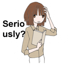 WorkingGirl in English sticker #6141930