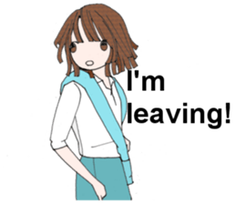 WorkingGirl in English sticker #6141940