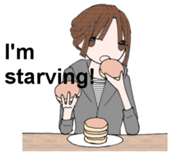 WorkingGirl in English sticker #6141944