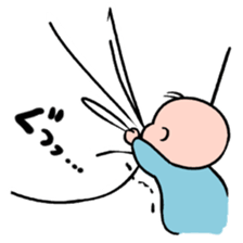 the naughty baby sticker #6142148