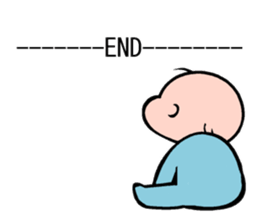 the naughty baby sticker #6142150