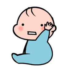 the naughty baby sticker #6142151