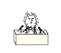 expressionless NEKO 3 sticker #6142992