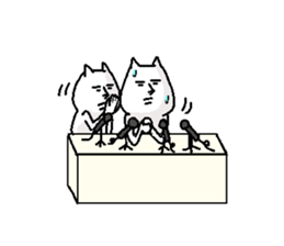 expressionless NEKO 3 sticker #6142996