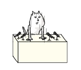 expressionless NEKO 3 sticker #6143005