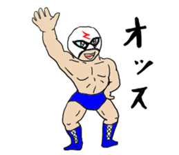 Masked wrestler sticker #6143152