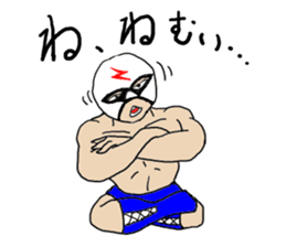 Masked wrestler sticker #6143161