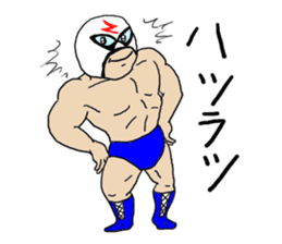 Masked wrestler sticker #6143164