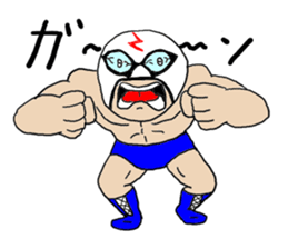 Masked wrestler sticker #6143165