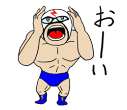Masked wrestler sticker #6143167