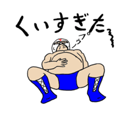 Masked wrestler sticker #6143172