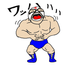 Masked wrestler sticker #6143174