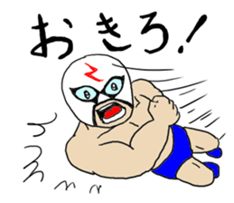 Masked wrestler sticker #6143180