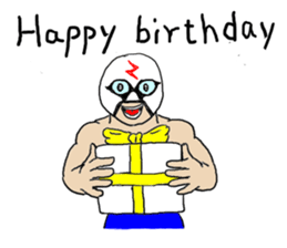 Masked wrestler sticker #6143182