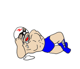 Masked wrestler sticker #6143185