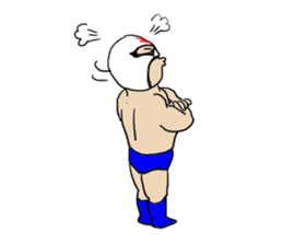 Masked wrestler sticker #6143186