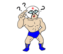 Masked wrestler sticker #6143188
