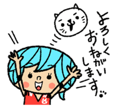 Go for it! Volleyball sticker #6143235