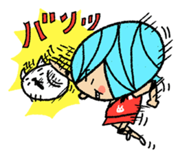 Go for it! Volleyball sticker #6143238