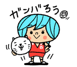 Go for it! Volleyball sticker #6143239