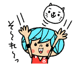 Go for it! Volleyball sticker #6143244