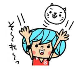 Go for it! Volleyball sticker #6143244