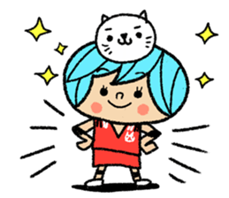 Go for it! Volleyball sticker #6143257