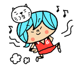 Go for it! Volleyball sticker #6143261