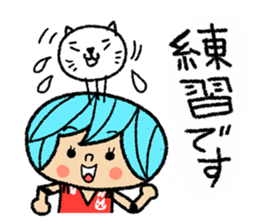 Go for it! Volleyball sticker #6143265