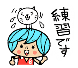 Go for it! Volleyball sticker #6143265